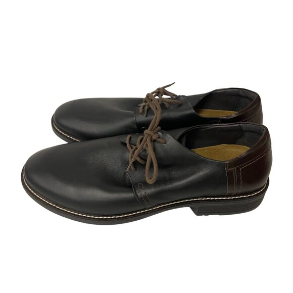 Naot Mens Chief Lace Dress Shoes Oxfords EU 45 US M 12 Black Raven Leather NWOB main image 8